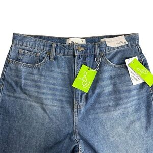 Sam Edelman Yaro Jeans Womens 32 Blue High Rise 90s Pinched Waist Straight